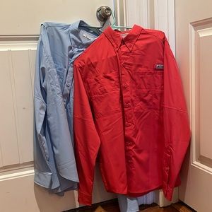 COLUMBIA PFG long sleeve fishing shirt BUNDLE